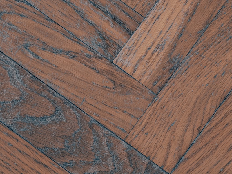 New wood flooring in a finished living room